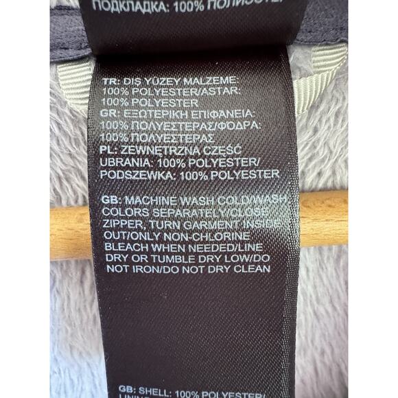 The North Face Purple Hooded Zip Up Jacket Fully Lined Coat Warm Women’s Medium - Picture 9 of 13